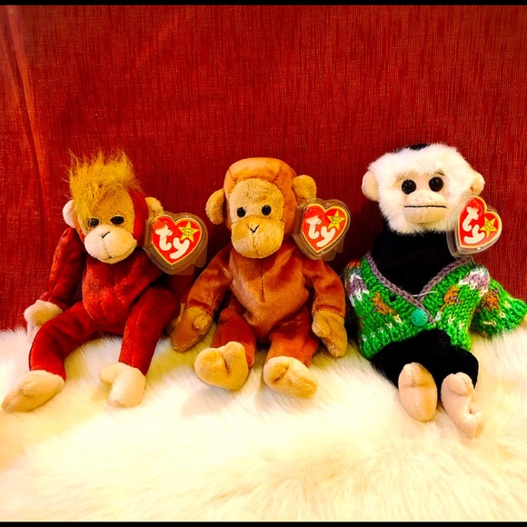 Beanie Babies Toys New Beanie Babies Monkey Collection Poshmark
